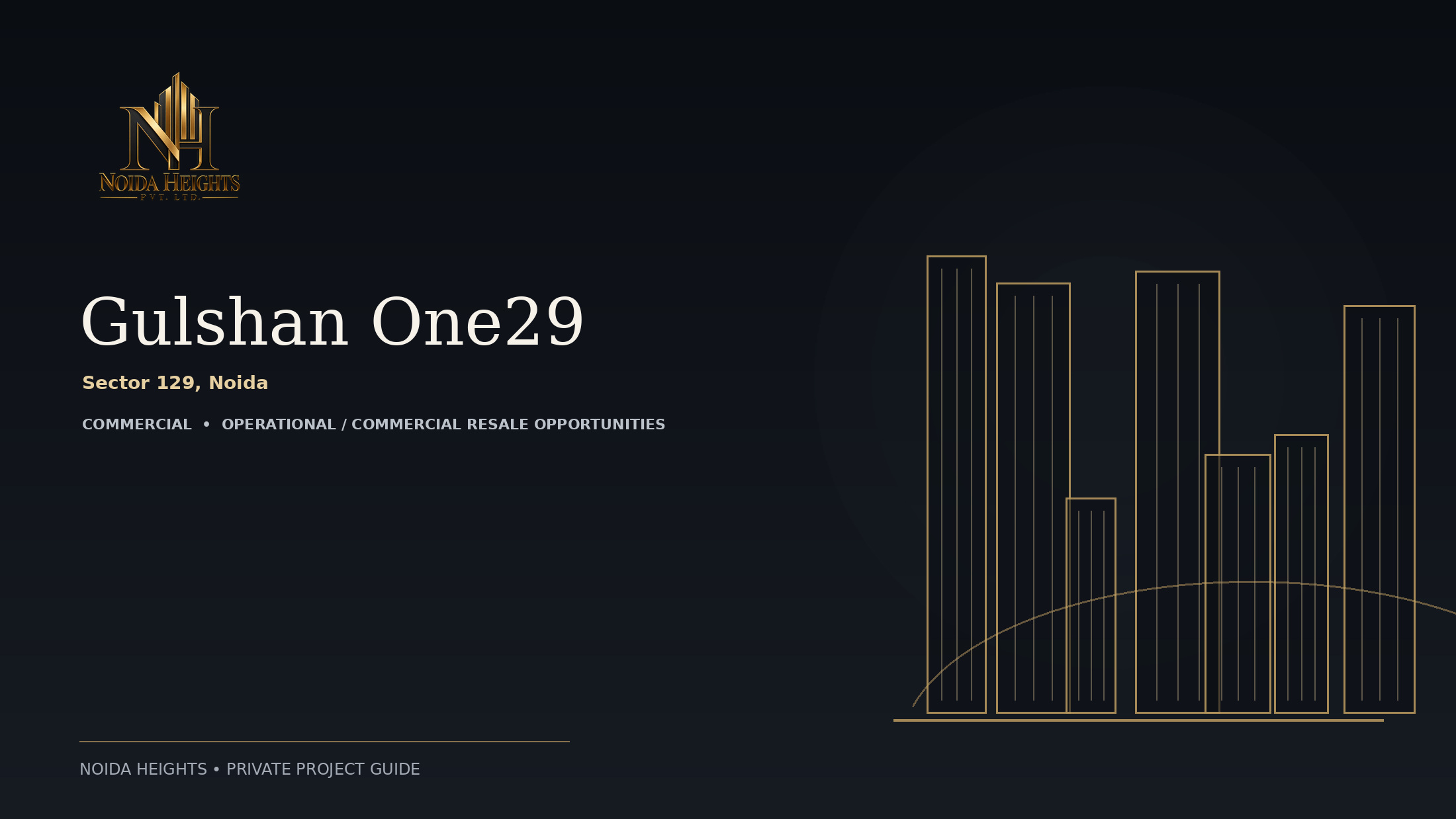 Gulshan One29 project guide cover