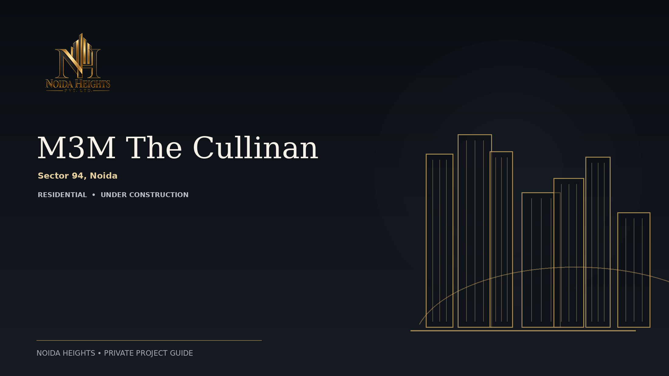 M3M The Cullinan project guide cover