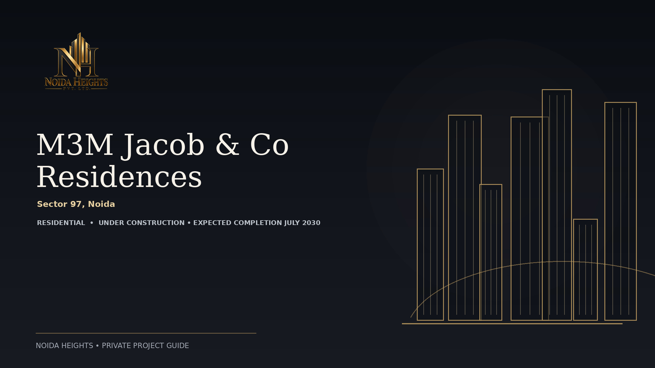 M3M Jacob & Co Residences project guide cover
